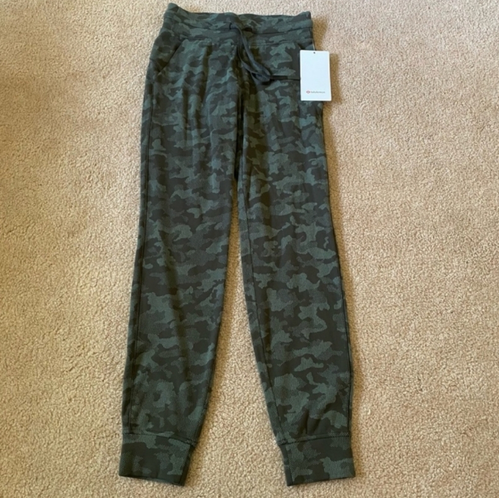 NWT Lululemon Ready to Rulu Jogger 29” Heritage Camo Dark Olive Green Twill